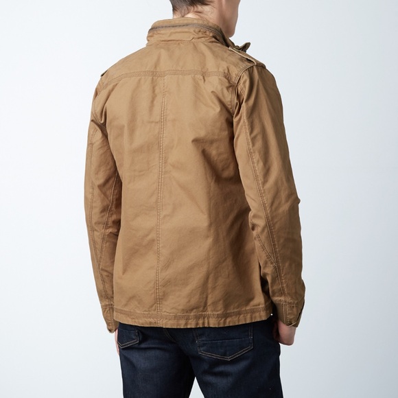 JEREMIAH CLOTHING PAXTON MILITARY JACKET in PEAT, XL - Picture 2 of 16